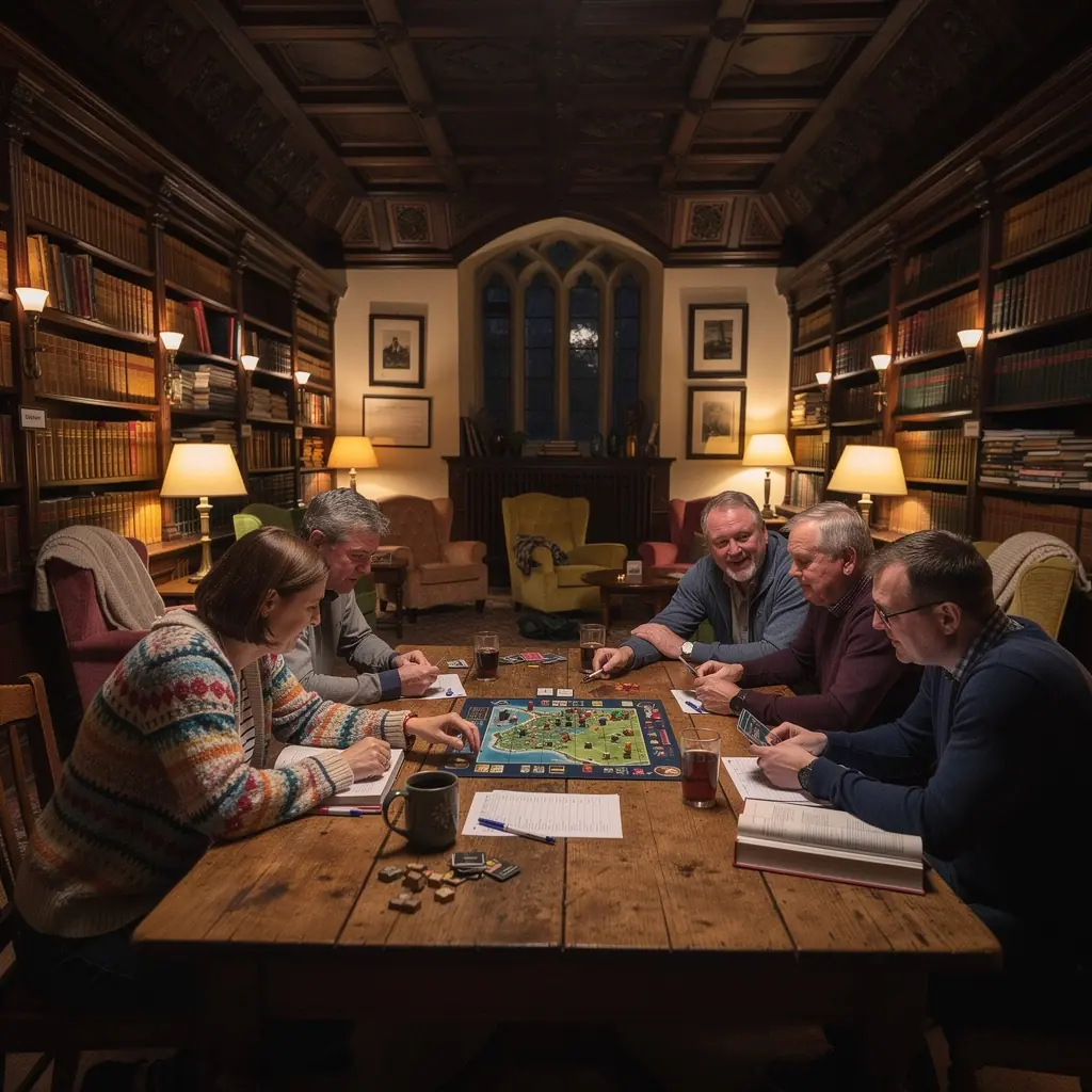 Host profiles showcasing game night leaders.